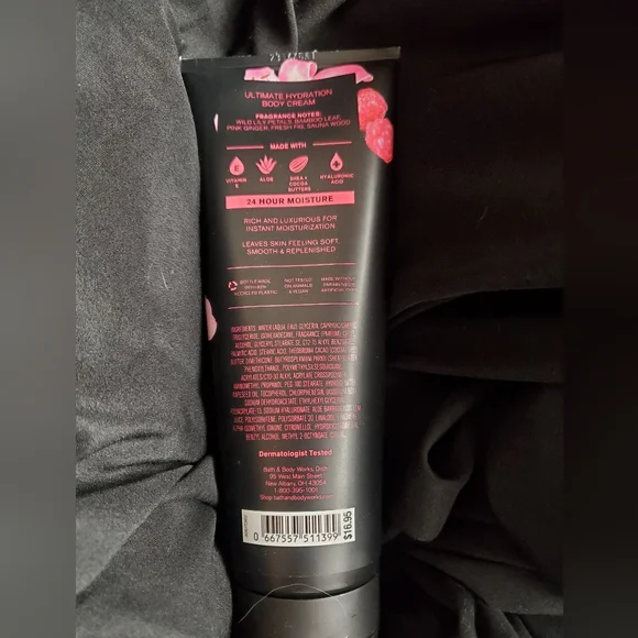 Bath & Body Works Pink Lily & Bamboo Body Cream - Picture 2 of 2